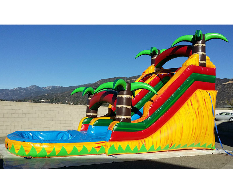 Hawaiian Themed Inflatable Slide Rental Beaufort SC